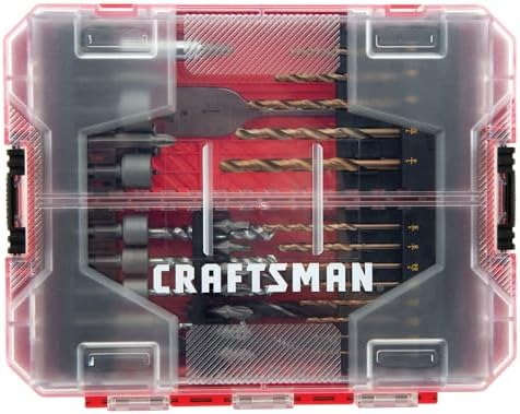 CRAFTSMAN Drill Bit Set 60 Pieces, Impact Driver and Screwdriver Bit Set , Includes Nut Drivers (CMAF1260)