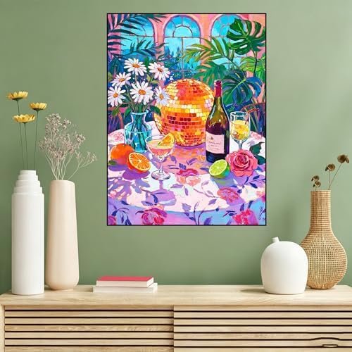 Benjenes 3Pack Diamond Painting Kit for Adults – Disco Ball Design Art Set