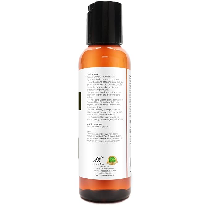 velona Olive Pomace Oil - 2 fl oz, Solvent Extracted, Refined