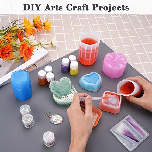 Gartful Silicone Mat Dark Gray 31.5" x 23.6" x 0.07", Large Crafts Sheet, Desk Work Pad, Countertop Protector, Heat Resistant Table Placemat, Resin Casting Molds, Nonstick