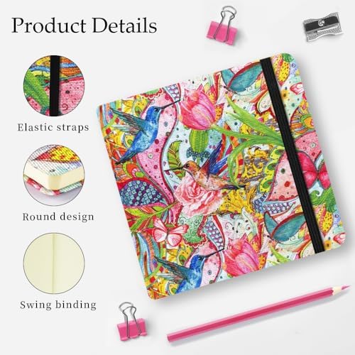 5x5 Sketchbook,Pocket Hardcover Notebooks,Sketch Books for Drawing Writing