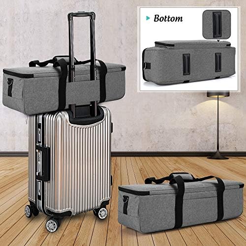 LUXJA Carrying Bag for Cricut Die-Cutting Machine and Supplies, Gray