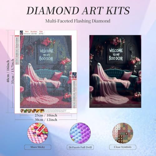 DAZZLEDOTS Diamond Art Kits for Adults, Halloween Witch