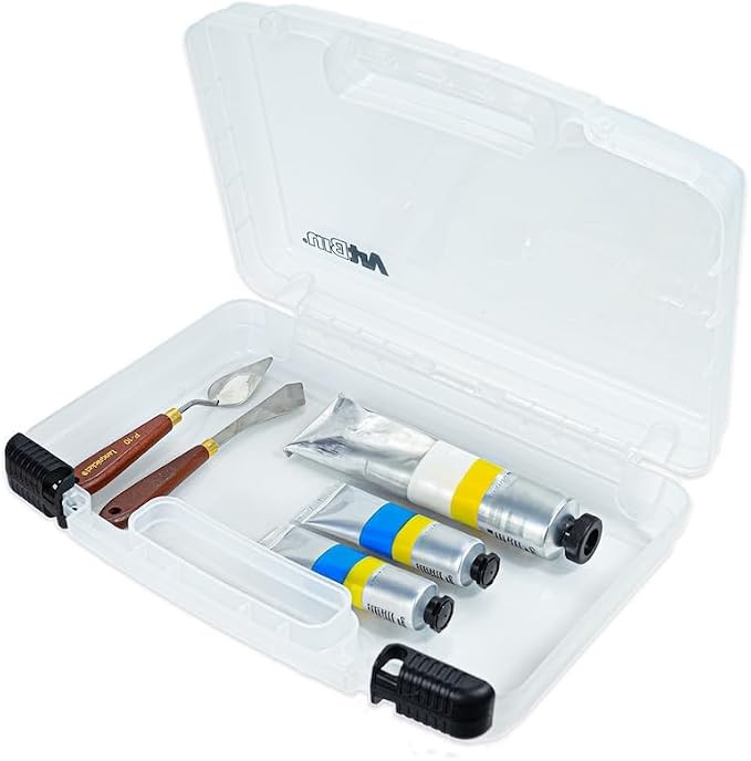 ArtBin 14-Inch Quick View Lockable Carrying Case, Clear