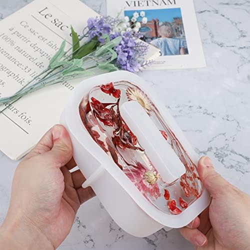 Gartful 7 Inch Large Letter Molds for Resin, 3D O Capital Alphabet Epoxy Resin Mold, A to Z Thick Resin Letter Molds for Making Letters, Word Sign Art, DIY Crafts, Making Cake, Party Home Decor