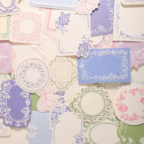 120Pcs Aesthetic Decorative Craft Material Paper