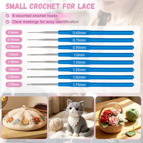 GMAK Crochet Kit for Beginners Adults, All in One Crochet Set Include Yarns