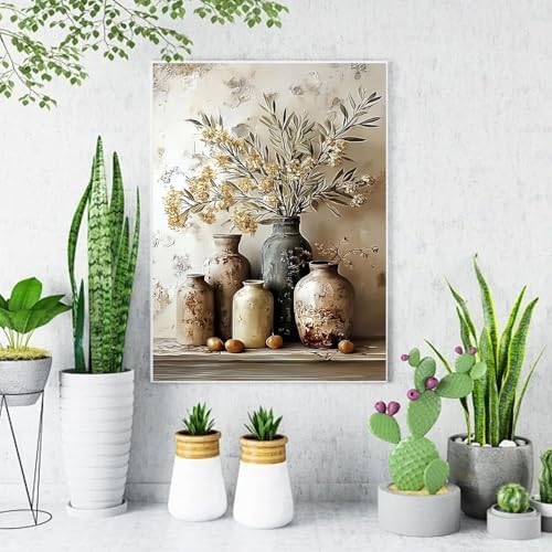 Olive Blossom Diamond Art Kits for Adults Diamond Painting Kits 12X16inch