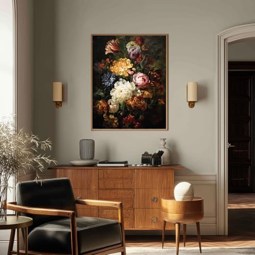 Paint by Numbers for Adults Peonies, Paint by Numbers Flowers 16x20 Inch