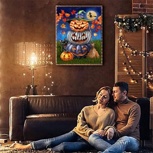 Halloween Diamond Art Kits for Adults,Diamond Painting Kits for Beginner 5D