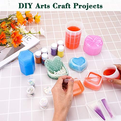 Gartful Extra Large Transparent Silicone Mat, 1.8mm Thick Heat Resistant Countertop Protector, 31.5 x 23.6 inches Silicone Sheet for Crafts Resin Jewelry Casting Mat Pad, Nonstick Table Placemat