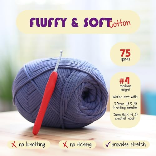Crochet Kit for Beginners Adults and Kids - Beginner Crochet Kit for Adults with Step-by-Step Video Tutorials, Amigurumi and Crocheting Kit, Crochet Starter Kit with Beginner Yarn and Crochet Backpack