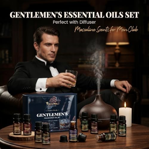 Men Essential Oils Set, Gift for Men, Masculine Diffuser Oil