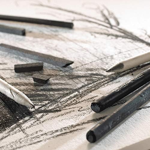 Conté à Paris Natural Charcoals, Set of 5, Square 4mm