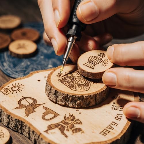 105 Pieces Wood Burning Tip Letters Set Including Letter Number Symbol Alphabet Template for Wood Burner DIY Embossing Carving