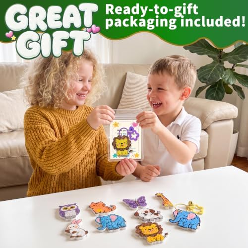 Magic Foam Texture Painting Kit, magic Puffy Set Includes Gift Bags & Cards