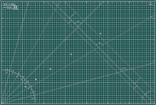 Elan Cutting Mat A1 Green, Large Self Healing Cutting Mat 24 x 36 Inch, 5-Ply Craft Board Green, Hobby Board for Crafts 24x36 Inch