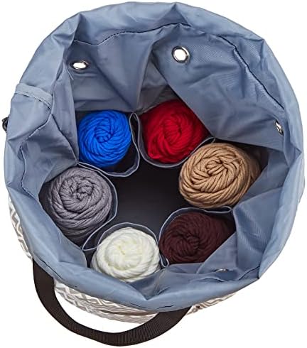 HOMEST Crochet Bag Organizer for Yarn Storage, and Knitting Accessories