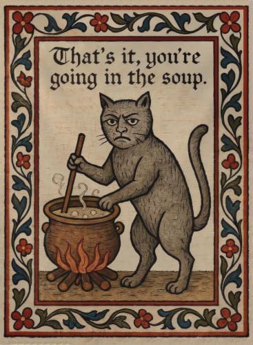 Strange Medieval Cat Diamond Art Kits for Adult Diamond Painting Kit