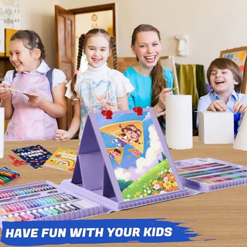 All in One Art Supplies Include Drawing Kit, Origami & Paper-Cutting Crafts