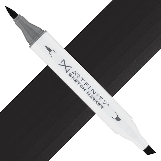Artfinity Sketch Markers - Neutral Gray 10 NG10, Vibrant, Professional, Dye-Based Alcohol Markers for Artists, Drawing, Travel, & More