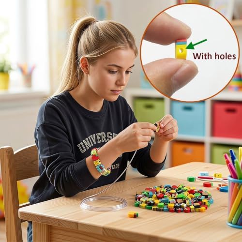 100Pcs Back to School Polymer Clay Beads, Apple Pencil Teacher School Bus Spacer Beads for Bracelet Necklace Making DIY Jewelry Craft Kit Teacher Appreciation Gift School Theme Party Supplies