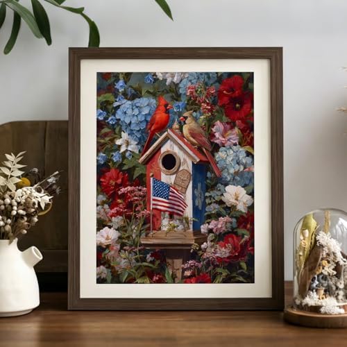 XTCIXAL Diamond Art Kits for Adults, Cardinal Diamond Painting, 12x16 Inch