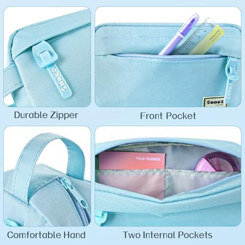 Sooez Original High Capacity Pencil Case, Big Pencil Bag Pouch Organizer