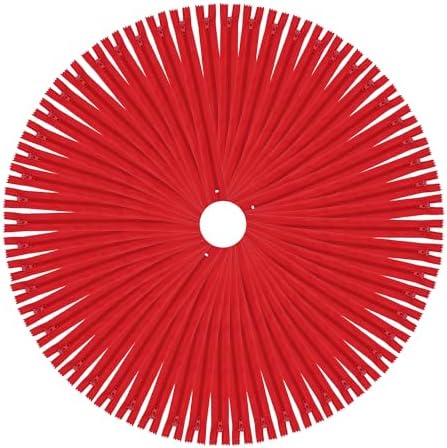 Mandala Crafts 85 PCs Red Assorted Lengths Nylon Zippers for Sewing