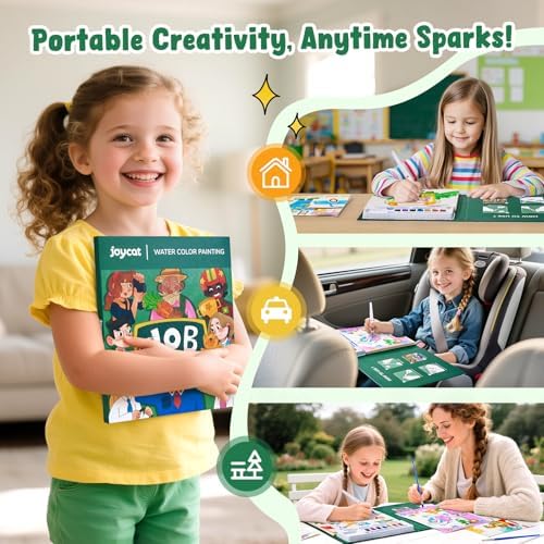 JoyCat Paint with Water Coloring Books for Toddlers (Occupations)