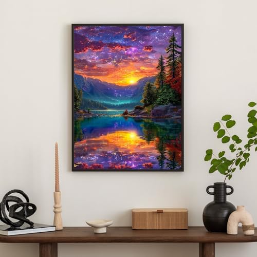 Diamond Art Kits for Adults & Beginners, Sunset Diamond Painting Kit