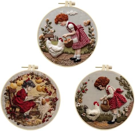 Embroidery Kit for Adult Craft Lovers, Embroidery DIY Starter Kit