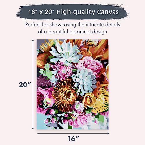 Pink Picasso Paint by Number Kit, for Adults & Teens,16x20, Pinch Me