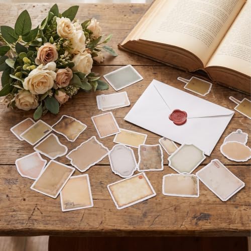 80pcs Vintage Scrapbook Stickers Scrapbook Paper Stickers Supplies