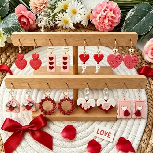 11 Pcs Heart & Love Themed Polymer Clay Cutters Set - Valentine's Day, Wedding & Engagement Clay Cutters for Polymer Clay Jewelry Making, Fit Gift for Wife