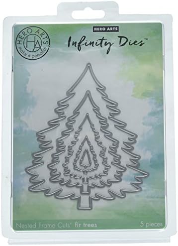 Hero Arts DI404 Infinity Dies, Fir Trees Infinity