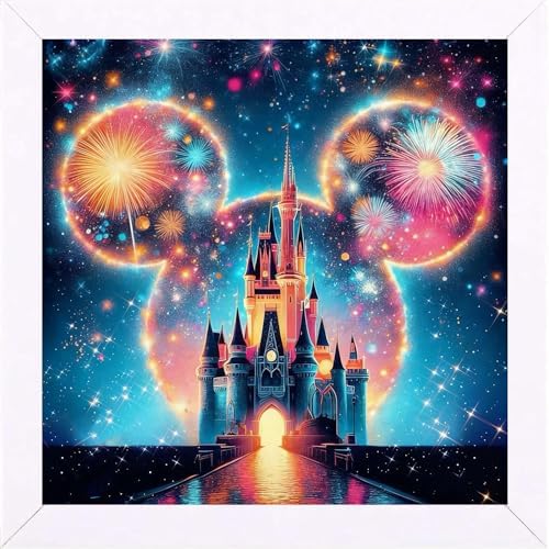 JAKI Diamond Art Painting Kits for Adults Castle 13.8x13.8inch