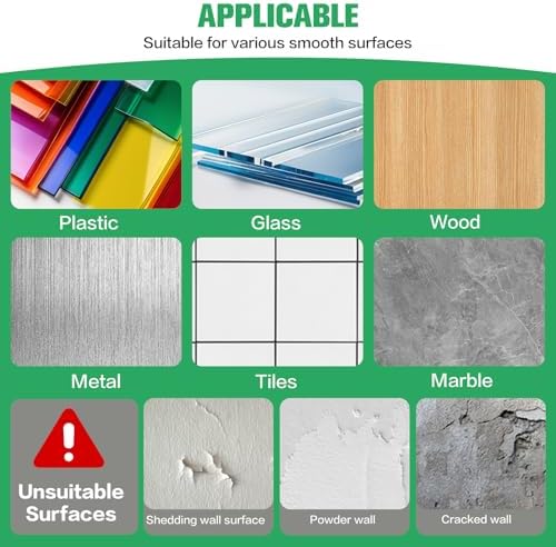 Double Sided Foam Tape Pads, 48Pcs Double Coated Pre-Cut Rectangles Mounting, 2mm Thick Heavy Duty White Polyurethane Foam with High Tack Adhesive for Crafts, Home, Outdoor Signs& Car (50x30mm)
