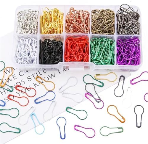 Gourd-Shaped Locking Stitch Markers for Crocheting Cute Stitch Markers Metal Stitch Marker Knitting Accessories