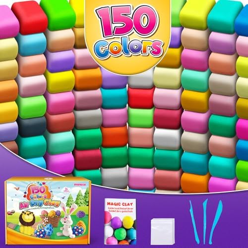 ESSENSON Air Dry Clay 150 Colors, Modeling Clay for Kids