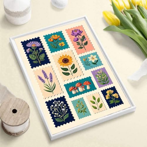 Flowers Diamond Art Kits for Adults, Diamond Art Painting Kits for Adults
