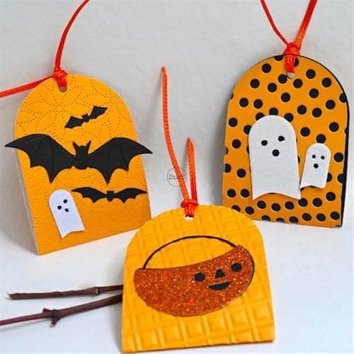 Halloween Patchwork Pumpkin Lantern Metal Cutting Dies for Card Making