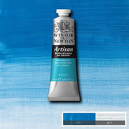 Winsor & Newton Artisan Water Mixable Oil Paint, 37ml, Cerulean Blue