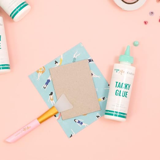 Craftelier - Tacky Glue | Extra Strong Multipurpose Liquid Glue for Scrapbooking and Other Craft Projects | Non-Toxic | Transparent, Flexible and Resistant Drying - Quantity 240 ml (8.12 Fl Oz)