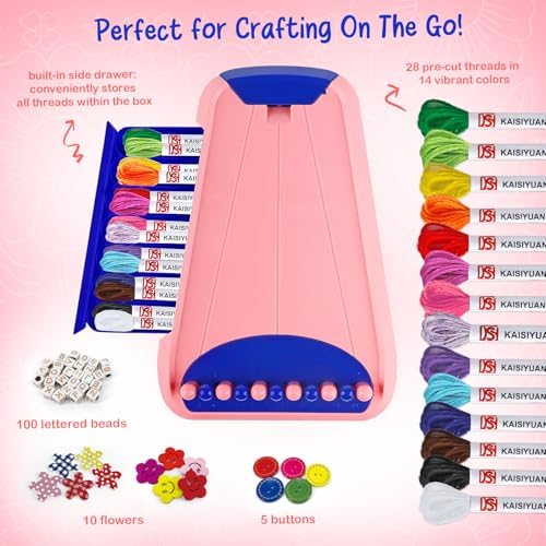 CEUCAL Bracelet Making Kit for Girls 8-12 - Friendship Bracelet Kit