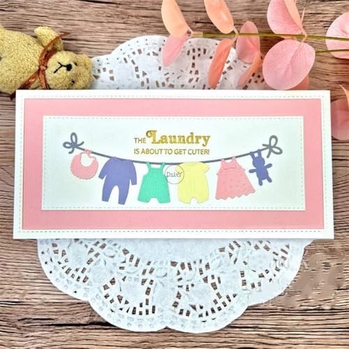 Baby Clothes Dolls Metal Cutting Dies for Card Making