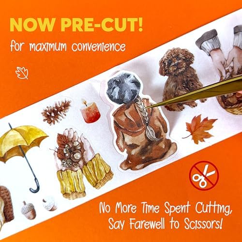 Fall Washi Tapes + PET Tapes for Scrapbooking | Fall Journaling Supplies