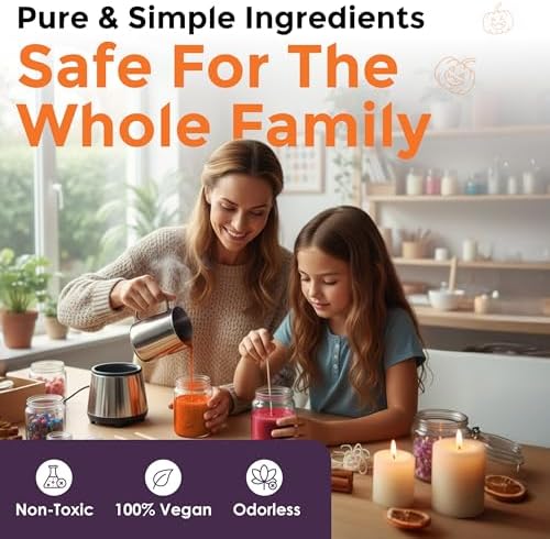Halloween Candle Dye Chips, Soy & Paraffin Candle Making, 5 Colors