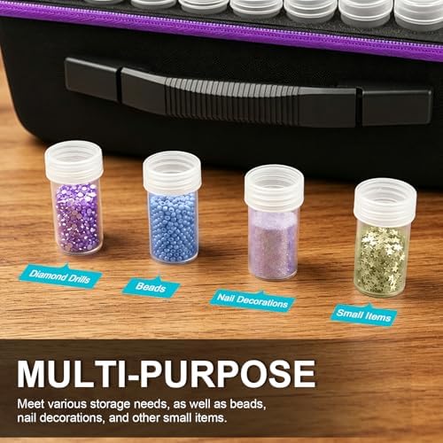 ZORETCO Diamond Art Storage - 120 Containers Diamond Art Kits for Adults