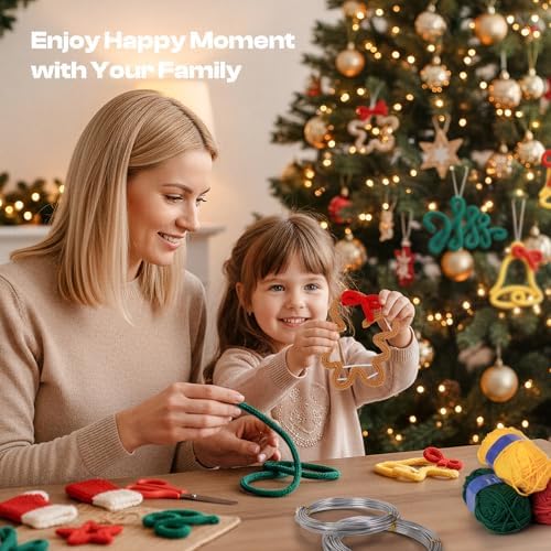 Caydo i Cord Christmas Decoration Making Kit with 24 Patterns for Beginners